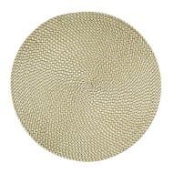 Lugar Americano 38cm Redondo Bege